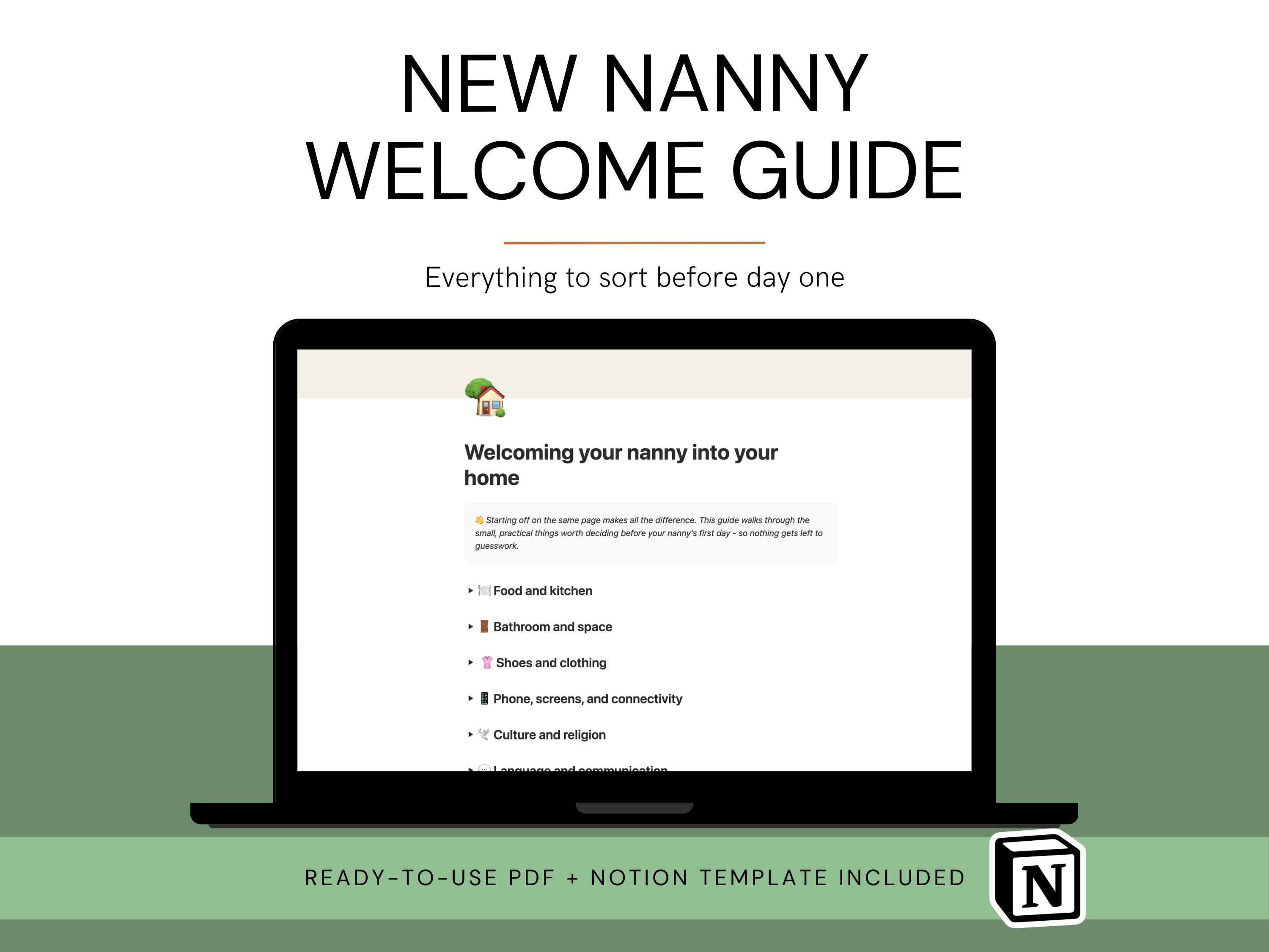New Nanny Welcome Guide